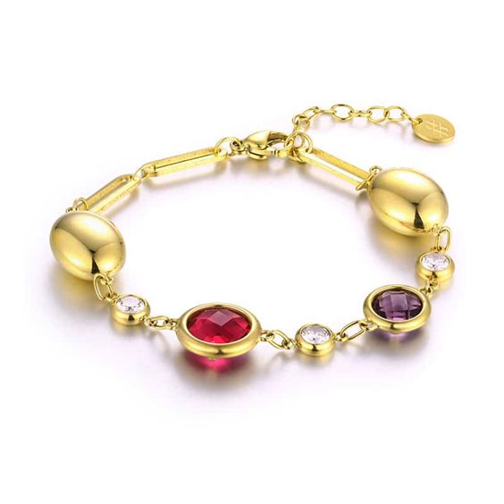 Pulsera Brand Mujer Aurea in  Acero quirúrgico Cristallo 09BR010 - 09BR010